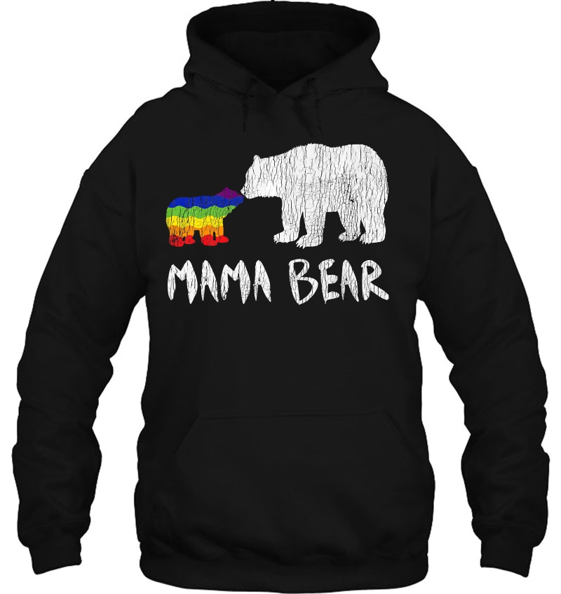 Rainbow Mama Bear Always Forever Love Support Pride Lgbtq Mugs