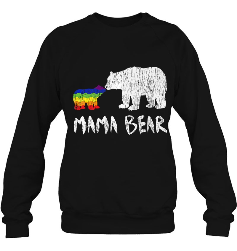 Rainbow Mama Bear Always Forever Love Support Pride Lgbtq Mugs