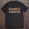 Retro Vintage Singapore Asia Skyline City Souvenir Tee