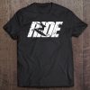 Ride Surf Tee Shirt Surfing Wakesurf Surfer Tee