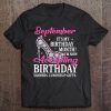 September Girl Shirt It's Birthday Month Virgo Libra Zodiac Tee