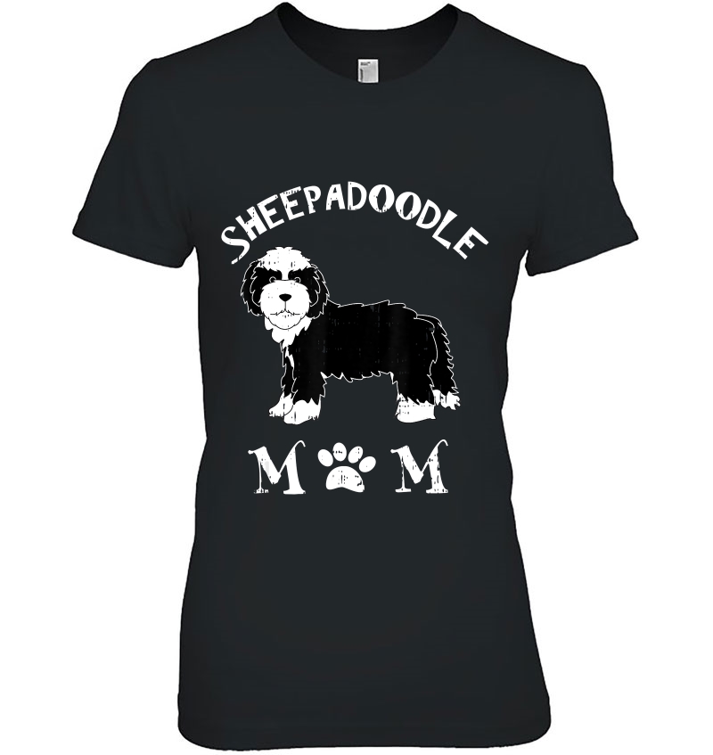 Sheepadoodle Mom Puppy Cute Pet Animal Dog Lover Hoodie