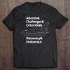 Space Shuttle . Shuttle Discovery Orbiter Names Tee