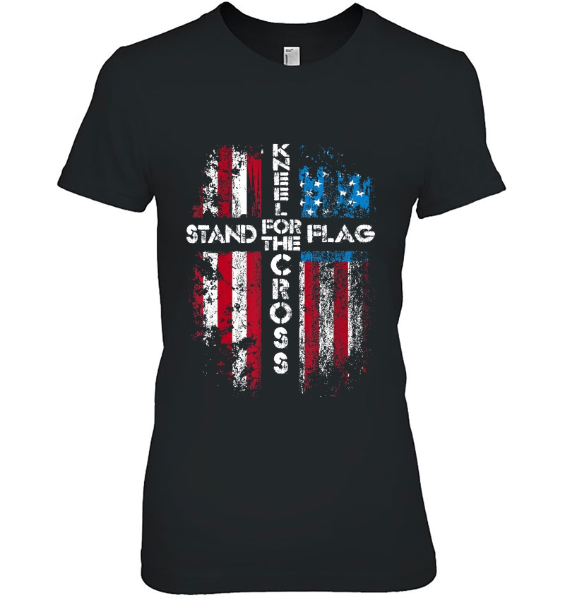 Stand For The Flag, Kneel For The Cross Hoodie