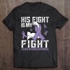 Testicular Cancer His Fight Is My Fight Tee