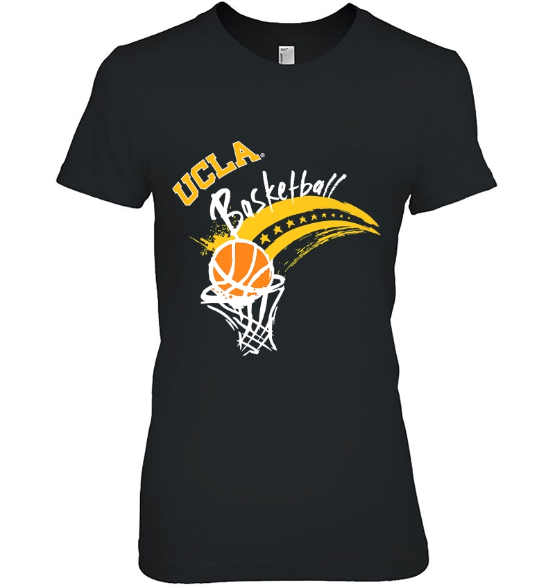 Ucla Basketball Stars Blue Ladies Tee