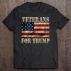 Vintage Veterans For Trump 2020 Ver2 Tee