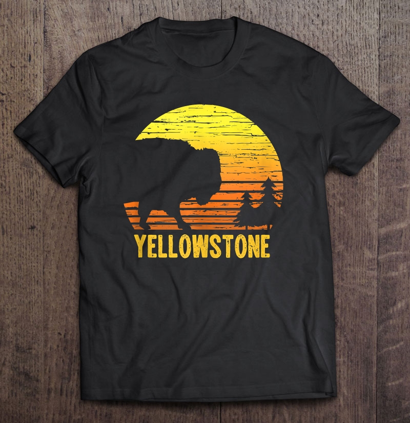 Vintage Yellowstone National Park Retro Travel Shirt