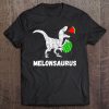 Watermelon Dinosaurs Funny Melon Dino Summer Fruit T-Rex Tee