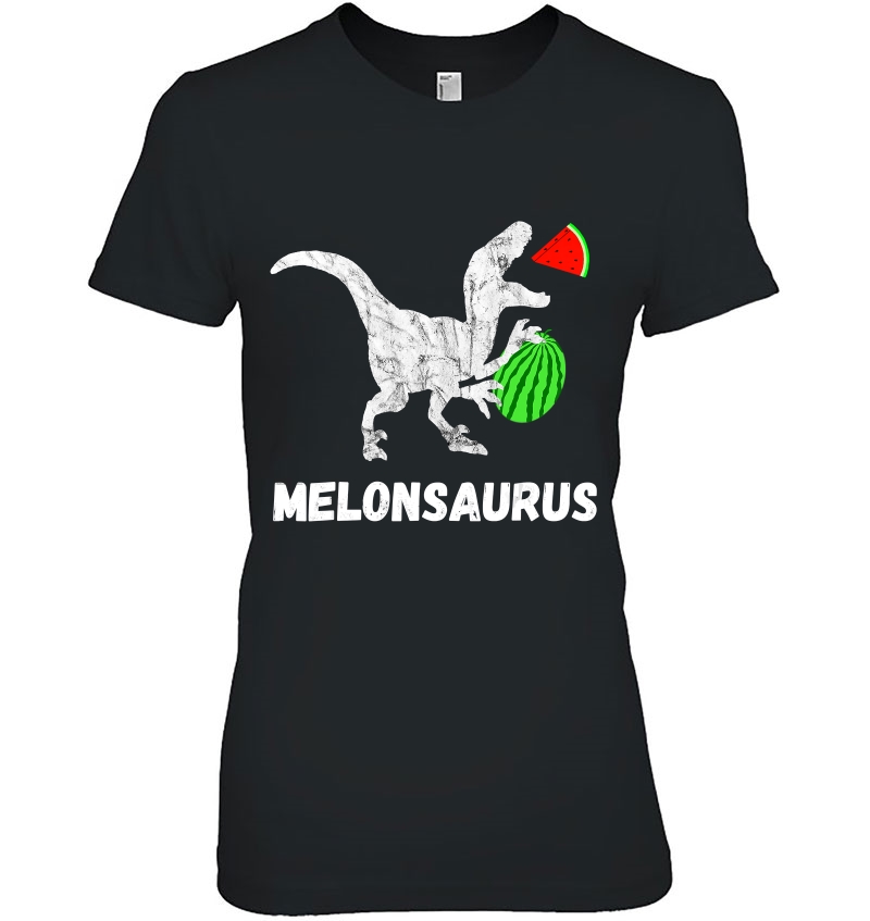 Watermelon Dinosaurs Funny Melon Dino Summer Fruit T-Rex Hoodie