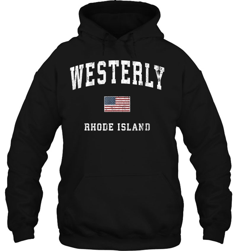 Westerly Rhode Island Ri Vintage American Flag Sports Mugs