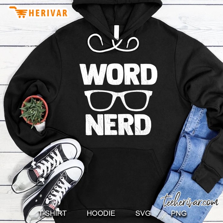 Word Nerd Book Reading Hoodie
