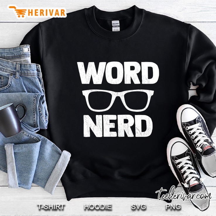 Word Nerd Book Reading Sweatshirt