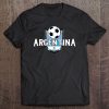 Argentina Soccer Ball Argentinian Flag Football Tee Tee