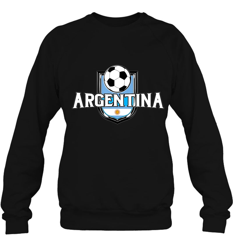 Argentina Soccer Ball Argentinian Flag Football Tee Mugs