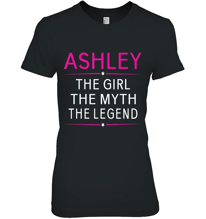 Ashley The Girl The Myth The Legend Name- Kids Hoodie