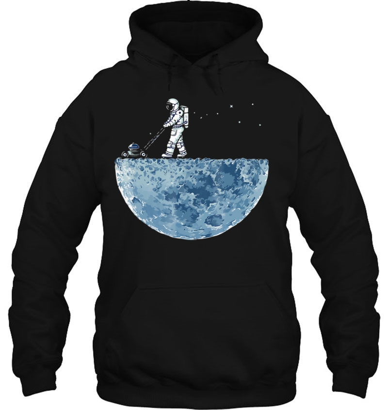 Astronaut Mowing The Moon Lawn Mugs