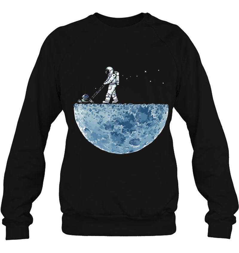 Astronaut Mowing The Moon Lawn Mugs