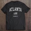 Atlanta Georgia Ga Vintage American Flag Tee Tee