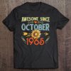 Awesome October 1965 Sunflower 54Th Birthday Gifts Tee