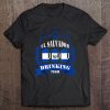 Beer El Salvador Drinking Team Casual El Salvador Flag Tee