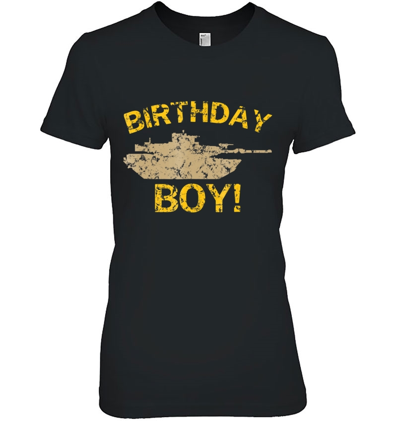 Birthday Boy Military Tank Hoodie