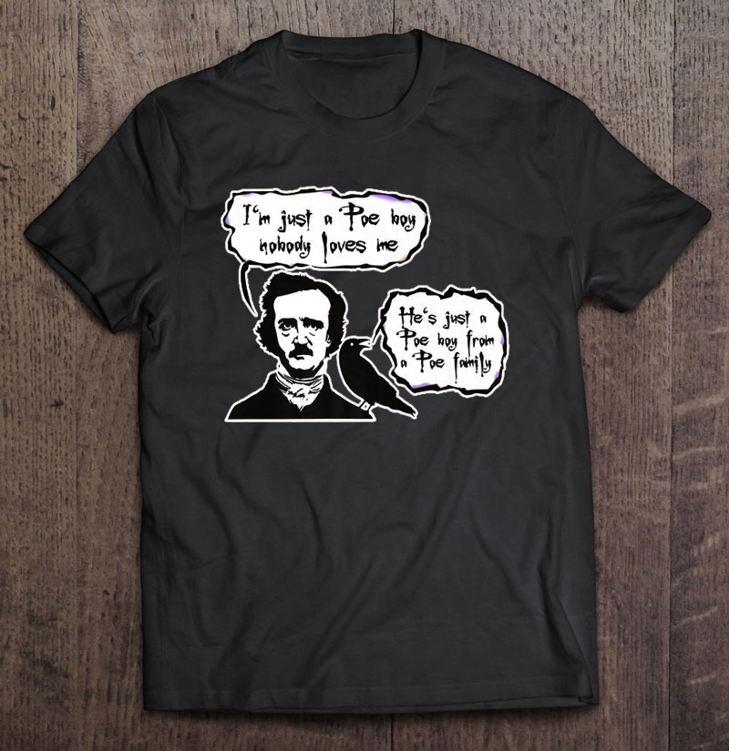 Bohemian Poe, Edgar Allan Poe, Raven, Lyric Parody Premium Shirt