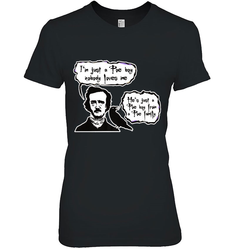 Bohemian Poe, Edgar Allan Poe, Raven, Lyric Parody Premium Hoodie