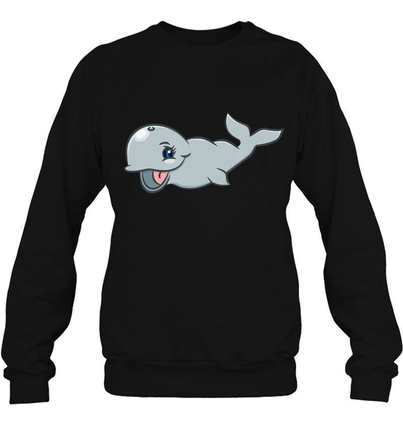 Cartoon Baby Beluga Tshirt, Baby Whale Shirt. Mugs