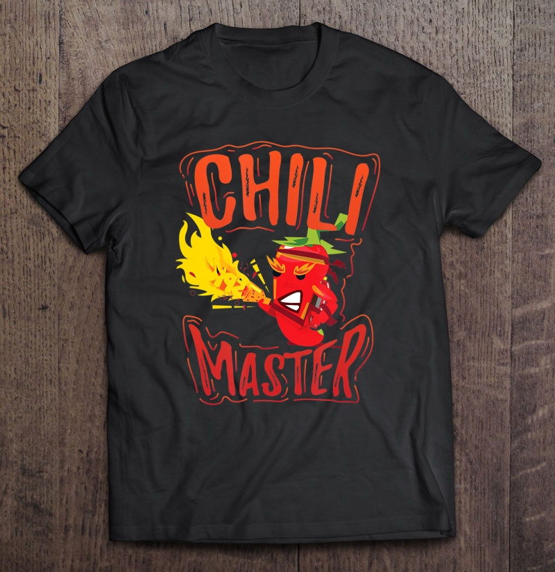 Chili Master Food Contest Cook Off Red Pepper Gift Shirt