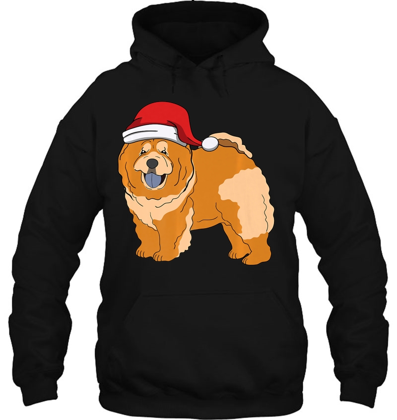 Chow Chow In Santa Hat Christmas Pajama Tshirt Premium Mugs