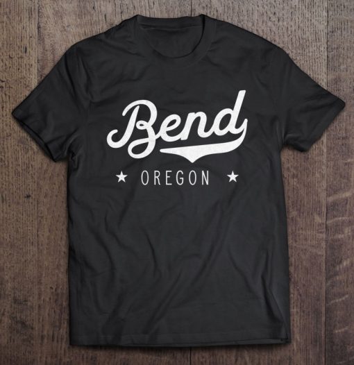 Classic Retro Vintage Bend Oregon City Pride Usa Tee