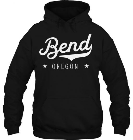 Classic Retro Vintage Bend Oregon City Pride Usa Hoodie