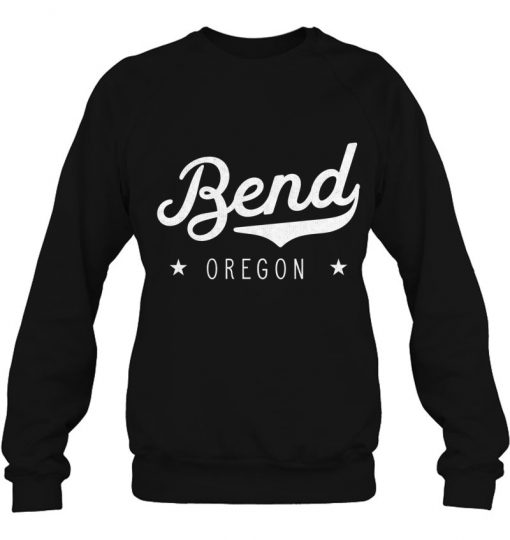 Classic Retro Vintage Bend Oregon City Pride Usa Sweatshirt