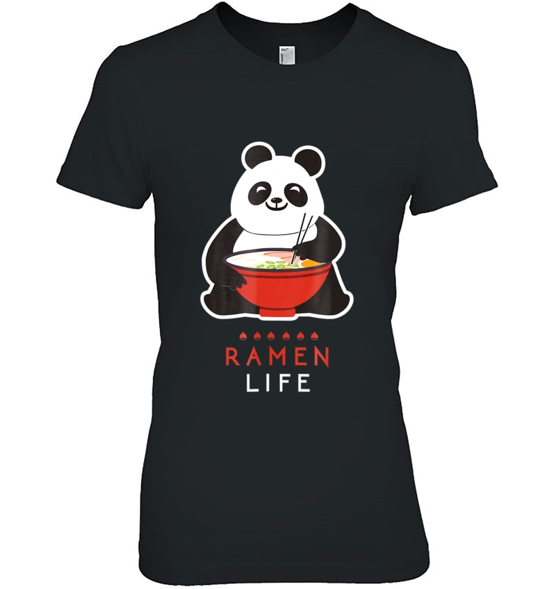 Cute Japanese Anime Panda Ramen Tshirt Kawaii Panda Tee Hoodie