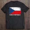 Czech Flag Vintage Made In Czech Republic Gift Tee