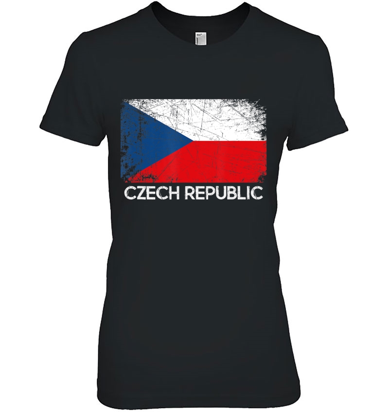 Czech Flag Vintage Made In Czech Republic Gift Hoodie