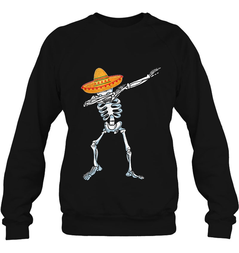 Dabbing Skeleton Sombrero Halloween Day Of Dead Cinco Mayo Mugs