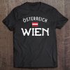 Distressed Wien Osterreich (Vienna Austria) Austrian Flag Tee