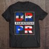 Dominirican Puerto Rico And Republica Dominicana Pride Shirt Tee