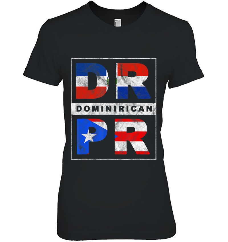 Dominirican Puerto Rico And Republica Dominicana Pride Shirt Hoodie