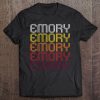 Emory Retro Wordmark Pattern - Vintage Style Tee