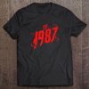 Est. 1987 80'S Style Slasher Horror Movie Birth Year Tee