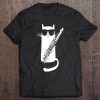 Funny Cat Wearing Sunglasses Playing Flute Tee