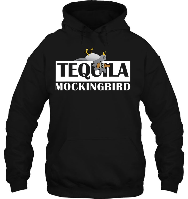 Funny Tequila - Tequila Mockingbird Pun Tee - White Mugs