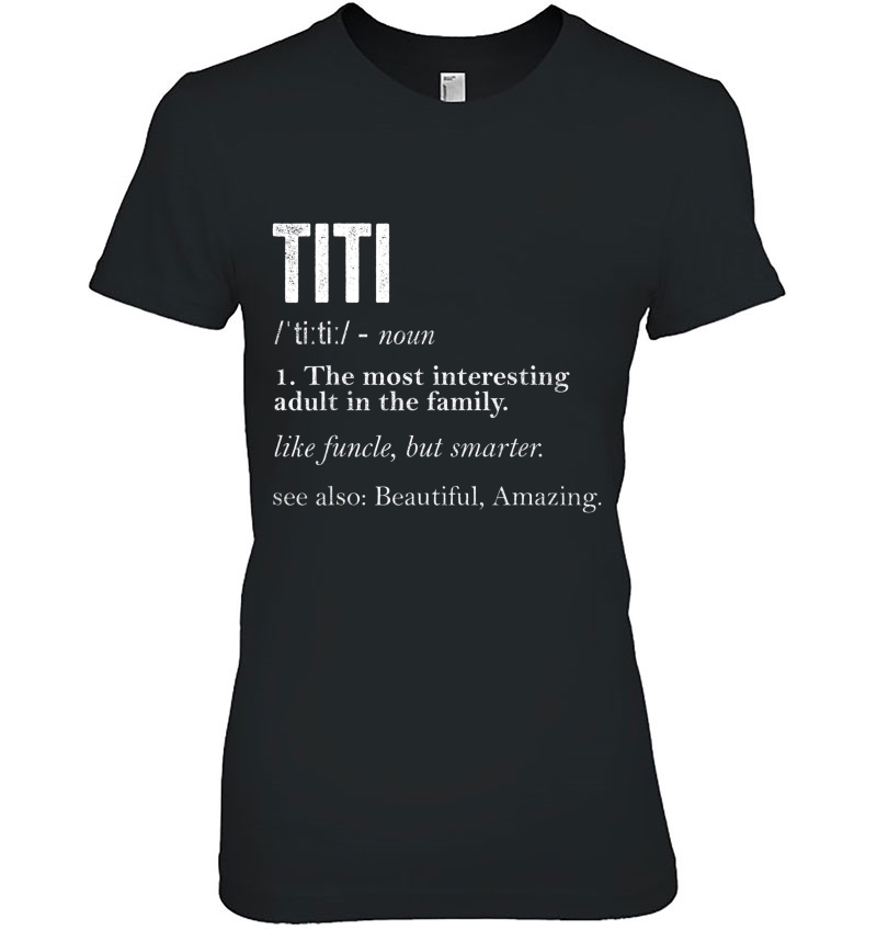 Funny Titi Definition Apparel, Fun Aunt Niece Women Hoodie