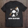 Grim Reapurr Halloween Costume Reaper Funny Kitten Cats Tee