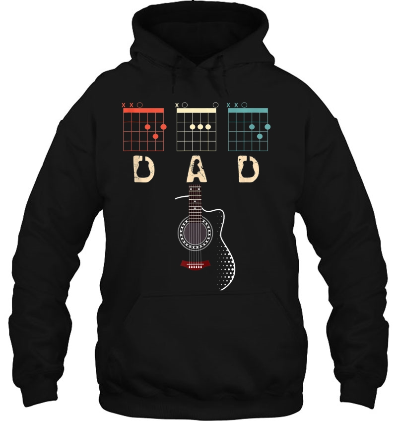 Guitar Chord Dad Shirt Music Dad Fathers Day Tshirt Gift Hoodie