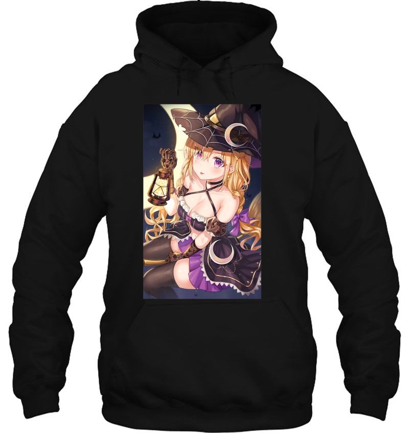 Halloween Anime Shirt Kawaii Anime Girl Witch Lewd Waifu Mugs