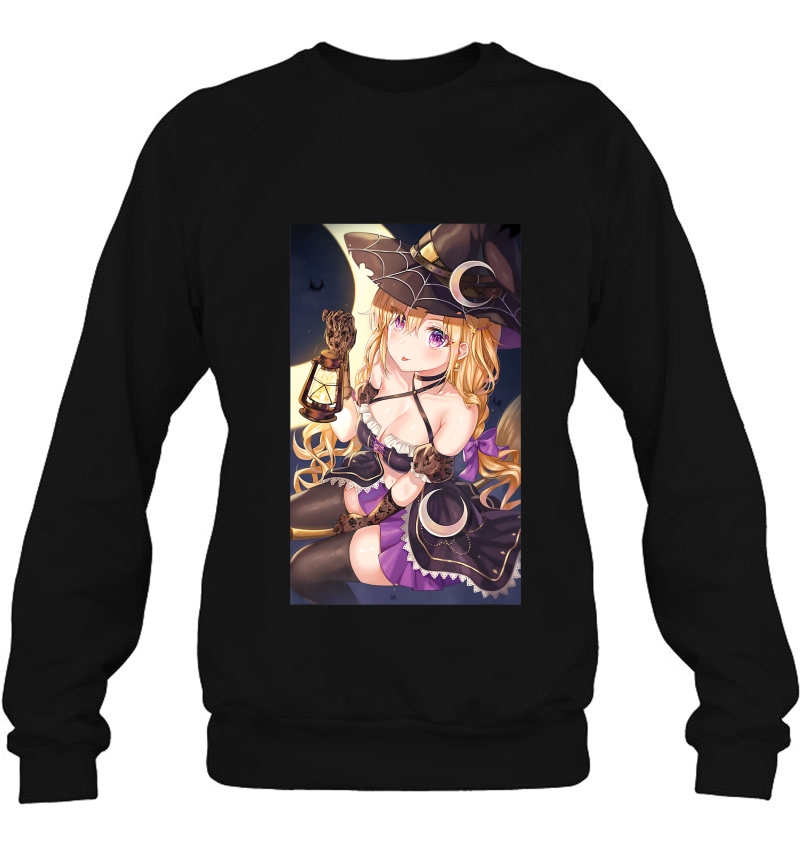 Halloween Anime Shirt Kawaii Anime Girl Witch Lewd Waifu Mugs